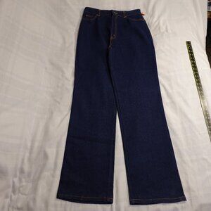 Vintage Chic jeans high rise‎ straight leg women's 18 dark wash blue